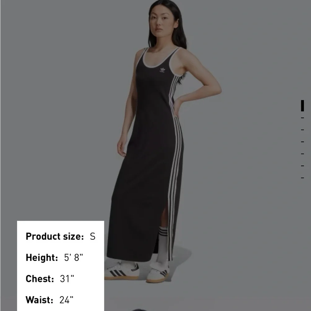 Adidas 3 White Stripes Women Dress - Picture 5 of 9